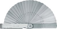 (image for) General 230 Leaf Feeler Gauge, Functions: Inch, Metric, Steel