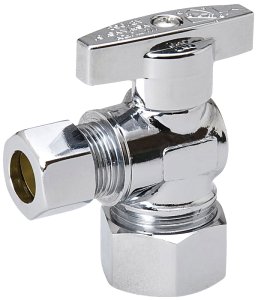 (image for) Southland 190-032HC Stop Valve, 5/8 x 3/8 in Connection, Compression, 125 psi Pressure, Brass Body