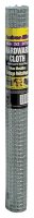 (image for) Jackson Wire 11 03 12 13 Hardware Cloth, 5 ft L, 24 in W, 19 Gauge, 1/2 x 1/2 in Mesh, Galvanized