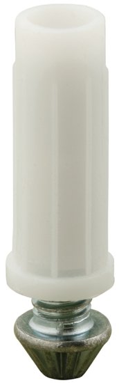 (image for) Prime-Line N 6696 Door Pivot, 7/16 in Dia Base, 1-3/8 in H Base, Nylon/Steel