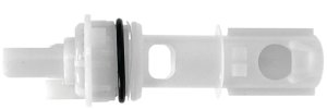 (image for) Danco 15607B Diverter Stem, Plastic, 3-7/64 in L, For: Delta Two Handle Bath, Tub/Shower Faucets