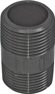 (image for) Genova 300 Series P-34-CL Pipe Nipple, 3/4 in, MIP, PVC, Gray, SCH 80 Schedule