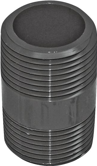 (image for) Genova 300 Series P-34-CL Pipe Nipple, 3/4 in, MIP, PVC, Gray, SCH 80 Schedule