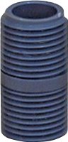 (image for) Genova P-12-CL Pipe Nipple, 1/2 in, MIP x MIP, PVC, Gray, SCH 80 Schedule, 1-3/8 in L