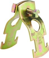 (image for) SuperStrut Z703 2-25 Pipe Clamp, Steel, Gold, Galvanized