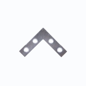 (image for) ProSource FC-Z015-C4PS Corner Brace, 1-1/2 in L, 1-1/2 in W, 3/8 in H, Steel, Zinc-Plated, 1.6 mm Thick Material