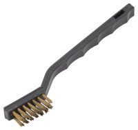 (image for) ProSource PB-57130-B3L Wire Brush, Brass Bristle, 1/2 in W Brush, 7 in OAL