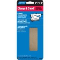 (image for) Norton 48335 Multi-Stand Sheet, 3-2/3 in W, 9 in L, 60, 100, 150 Grit, Coarse/Fine/Medium, Aluminum Oxide Abrasive
