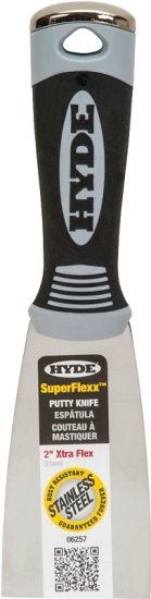 (image for) Hyde 06257 Putty Knife, 2 in W Blade, Stainless Steel Blade