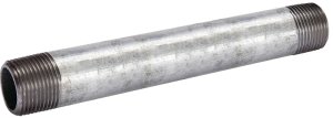 (image for) B & K 570-080BC Pipe Nipple, 3 in, Threaded, Steel, SCH 40 Schedule, 8 in L