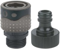 (image for) Gilmour 839004-1001 Faucet Quick Connector Set, Polymer