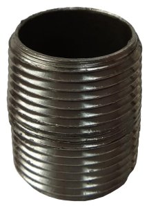 (image for) ProSource 1/8XCB Pipe Nipple, 1/8 in, Male NPT Threaded, Steel, SCH 40 Schedule