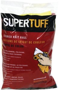 (image for) Trimaco 10801 Colored Knit Rag, 1/2 lb, Polycotton