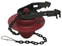 (image for) Fluidmaster 501P21 Flapper Tank Ball, Rubber, Red, For: Toilet with 2 in Plastic or Metal Flush Valves
