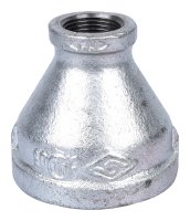 (image for) ProSource PPG240-50X20 Reducing Pipe Coupling, 2 x 3/4 in, Threaded, Malleable Steel, SCH 40 Schedule
