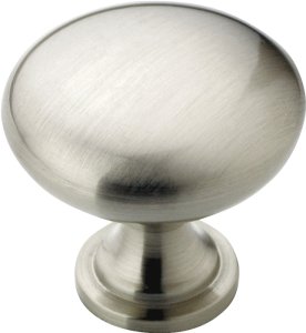 (image for) Amerock BP53005G10 Cabinet Knob, 1-1/8 in Projection, Traditional, 1-1/4 in, Zinc