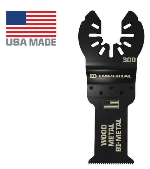 (image for) Imperial Blades IBOA300-1 Oscillating Blade, One-Size, 18 TPI, 1/PK, Bi-Metal