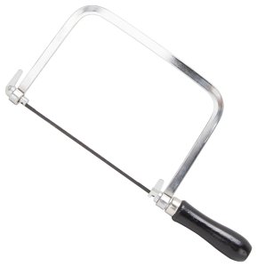 (image for) Vulcan JL52079 Coping Saw, 6 in L Blade, (3) 24 TPI, (1) 1 TPI and (1) 15 TPI TPI, Carbon Steel Blade, Ergonomic Handle