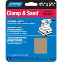 (image for) Norton 48130 Multi-Stand Sheet, 4-1/2 in W, 5-1/2 in L, 100, 150, 220 Grit, Fine/Medium/Very Fine, Paper Backing