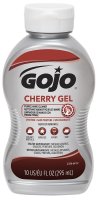 (image for) Gojo 2354-08 Hand Cleaner, Gel, Red, Cherry, 10 oz, Squeeze Bottle