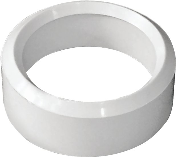 (image for) Canplas 192752 Reducing Pipe Bushing, 2 x 1-1/2 in, Spigot x Hub, PVC, White