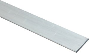(image for) National Hardware 4200BC Series N247-106 Flat Bar, 1-1/2 in W, 48 in L, 1/8 in Thick, Aluminum, Mill