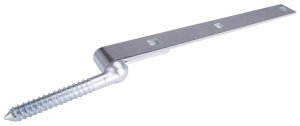 (image for) ProSource LR-090PS Hook/Strap Hinge, 11-3/4 in W Frame Leaf, 1-1/4 in H Frame Leaf, 4 mm Thick Leaf, Steel, Zinc