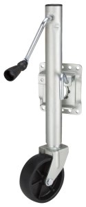 (image for) Vulcan HBB15 Trailer Jack, 1000 lb Lifting, 22-3/4 in Max Lift H, Spiral Lifting, 16-1/2 to 26-1/2 in OAH, Steel