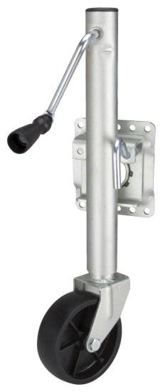 (image for) Vulcan HBB15 Trailer Jack, 1000 lb Lifting, 22-3/4 in Max Lift H, Spiral Lifting, 16-1/2 to 26-1/2 in OAH, Steel