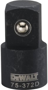 (image for) DEWALT DWMT75372OSP Increasing Impact Adapter, 1/2 in Drive, Female Drive, 3/4 in Output Drive, Male Output Drive