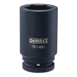 (image for) DEWALT DWMT75148OSP Impact Socket, 33 mm Socket, 7/8 in D Socket, 6-1/2 in OAL, 3/4 in Drive, 6-Point, CR-440 Steel