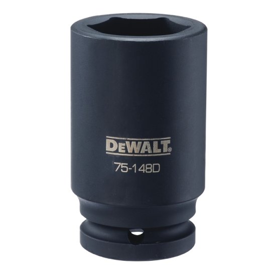 (image for) DEWALT DWMT75148OSP Impact Socket, 33 mm Socket, 7/8 in D Socket, 6-1/2 in OAL, 3/4 in Drive, 6-Point, CR-440 Steel