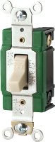 (image for) Eaton Cooper Wiring WD3032V Toggle Switch, 277 VAC, Back, Side Terminal, Polycarbonate Housing Material, Ivory