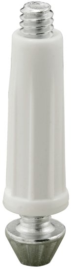(image for) Prime-Line N 6673 Door Pivot, 3/8 in Dia Base, 1-3/8 in H Base, Nylon/Steel, 2/PK
