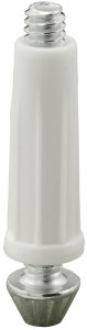 (image for) Prime-Line N 6673 Door Pivot, 3/8 in Dia Base, 1-3/8 in H Base, Nylon/Steel, 2/PK