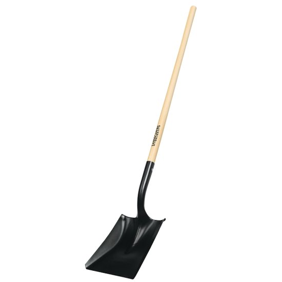 (image for) Landscapers Select 34609 PCL-P Square Point Shovel, Hardwood Handle, 45 in L Handle