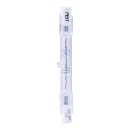 (image for) Feit Electric BPQ150T3 Halogen Bulb, 0.31 in Dia x 4.71 in L Dimensions, 150 W, R7 Lamp Base, J T3 Lamp
