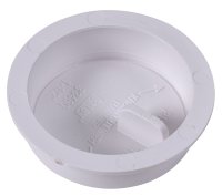 (image for) Oatey Knock-Out 39100 Test Cap with Barcode, 1-1/2 in Connection, ABS, White