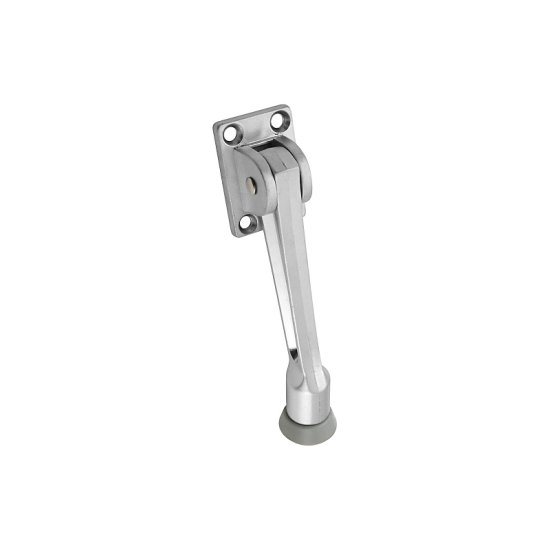 (image for) National Hardware V239 Series N273-557 Door Stop, 5 in Projection, Zinc, Satin Chrome