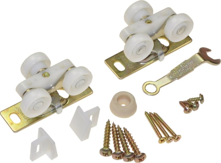 (image for) Johnson Hardware 1500PPK3 Door Hardware Set, For: 1500/100PD Series Johnson Pocket Door Frames or Hardware