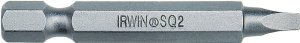 (image for) Irwin 3522311C Power Bit, #2 Drive, Square Recess Drive, 1/4 in Shank, Hex Shank, 6 in L, High-Grade S2 Tool Steel