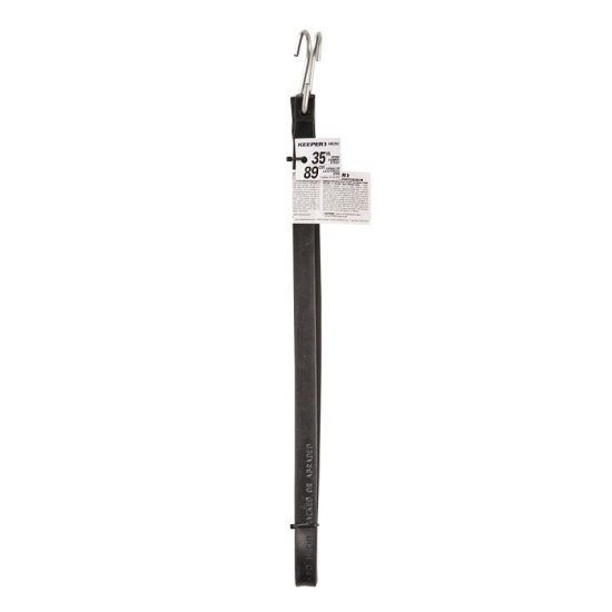 (image for) Keeper A06235Z Tarp Strap, 35 in L, EPDM, Black, S-Hook End