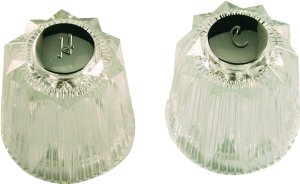 (image for) Danco 88262 Faucet Handle, Acrylic, For: Price Pfister Contessa and Windsor Two Handle Tub/Shower Faucets