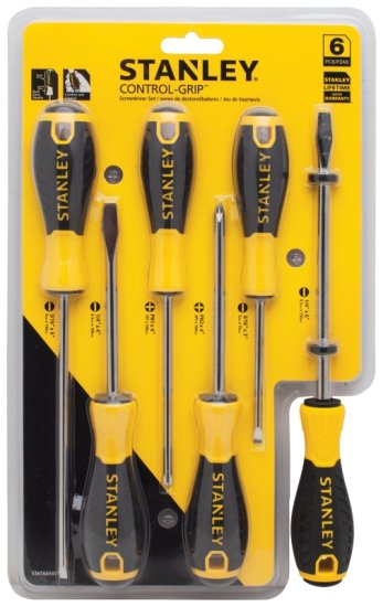(image for) STANLEY STHT66597 Screwdriver Set, 6-Piece