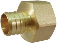 (image for) Apollo APXFA11 Pipe Adapter, 1 in, PEX x FPT, Brass, 200 psi Pressure