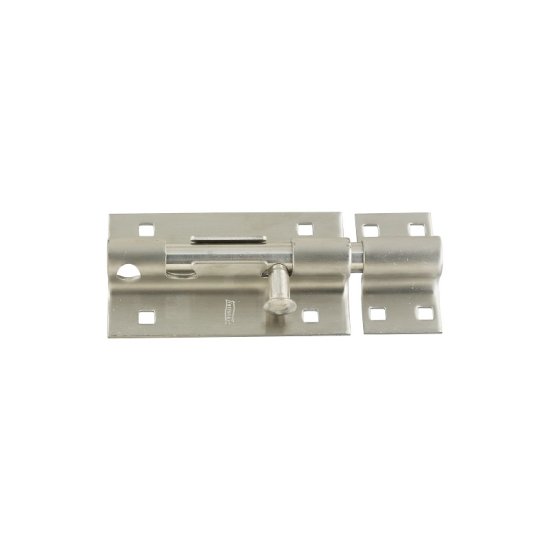 (image for) National Hardware N342-477 Barrel Bolt, 5 in L Bolt, Stainless Steel