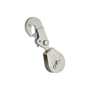 (image for) National Hardware N233-270 Pulley, Single Swivel Hook, 0.64 in Dia Eye, 3/8 in Rope, 480 lb Working Load, 2 in Sheave