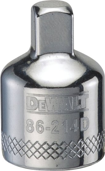 (image for) DEWALT DWMT75311OSP Reducing Socket Adapter, 3/8 in Drive, Female Drive, 1/4 in Output Drive, Male Output Drive, 1 in L