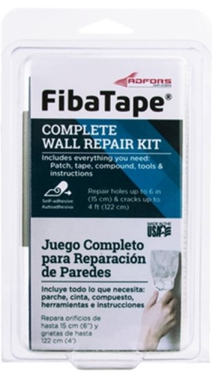 (image for) Adfors FDW9182-U Wall Repair Kit, 0.5 ft L x 6 in W Dimensions, White