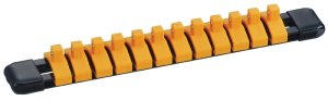 (image for) DEWALT DWMT75280OSP Socket Clip Rail, 11-Drive Clip, 7-11/16 in L, Aluminum